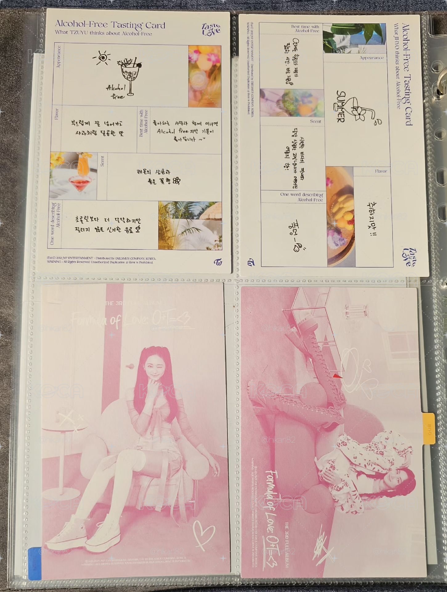 正規三／迷十  明信片／索引片 