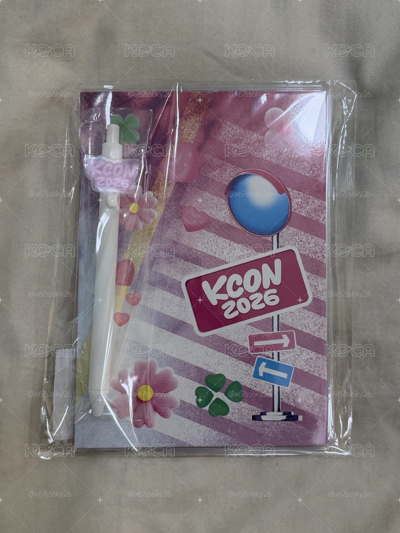 2026 kcon japan Flare u 筆記本+照片