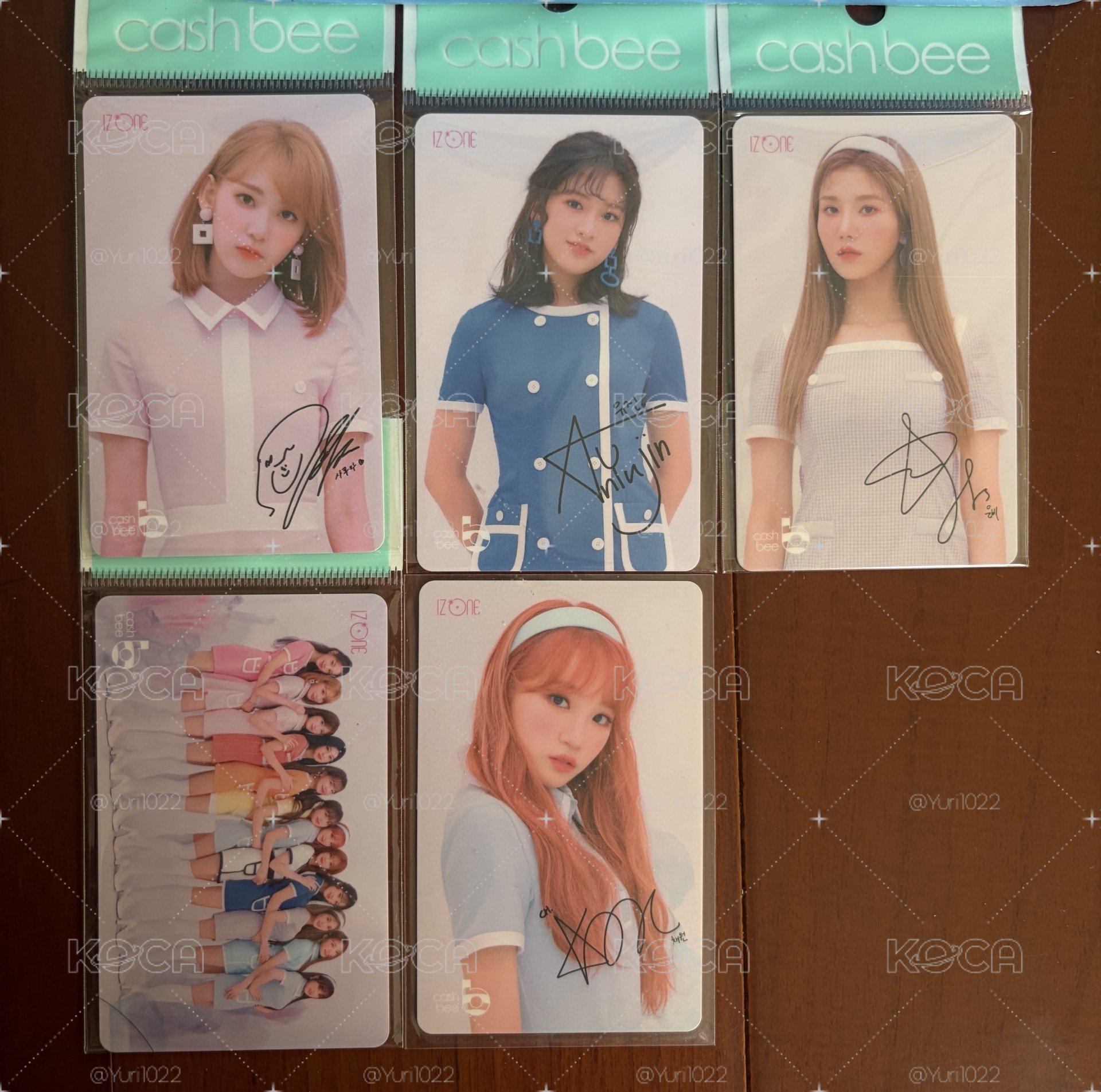 IZ*ONE Heart*IZ 快閃店 交通卡