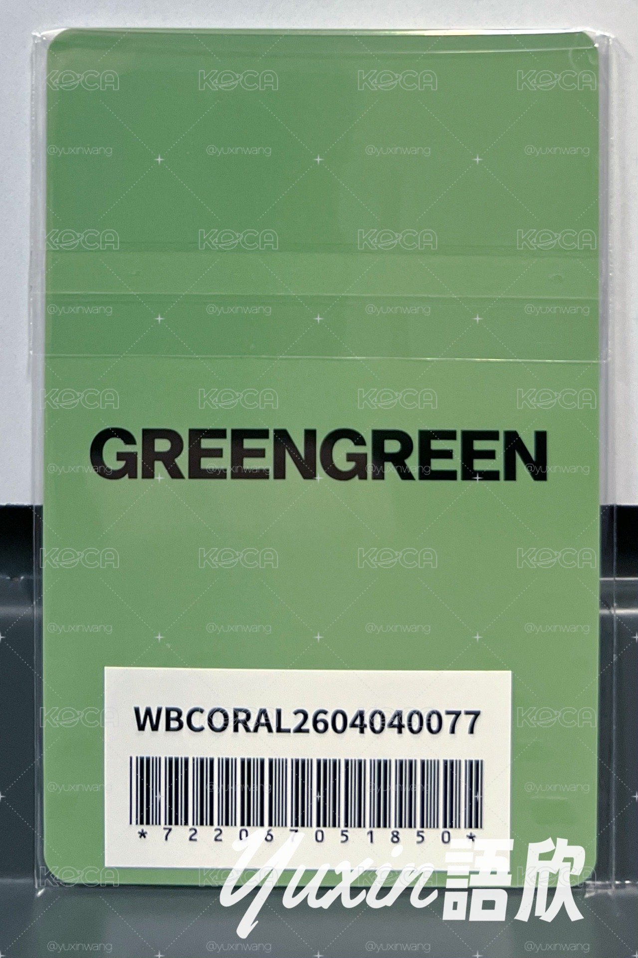 現貨✅ CORTIS GREENGREEN 專輯 Weverse Japan WVSJPLD 特典 小卡
