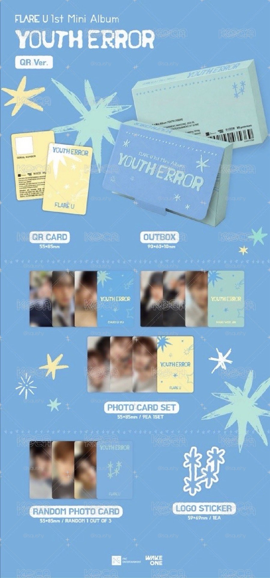 FLARE U YOUTH ERROR 未拆QR專