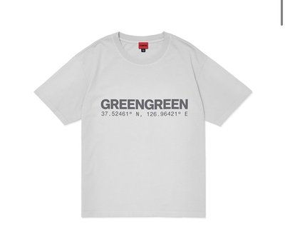 Greengreen T-shirt 灰色短袖上衣
