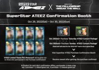 Break the Wall SuperStar ATEEZ Purchase Confirmation Booth