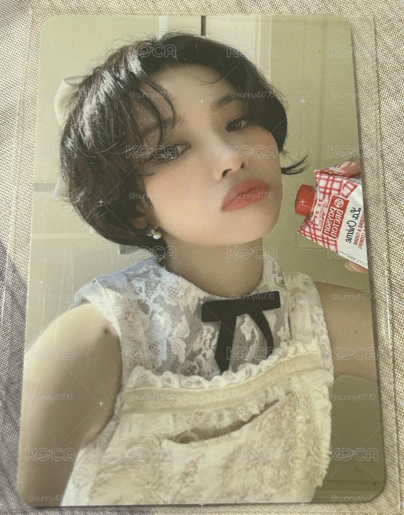 25年曆 cube 特典卡 小娟