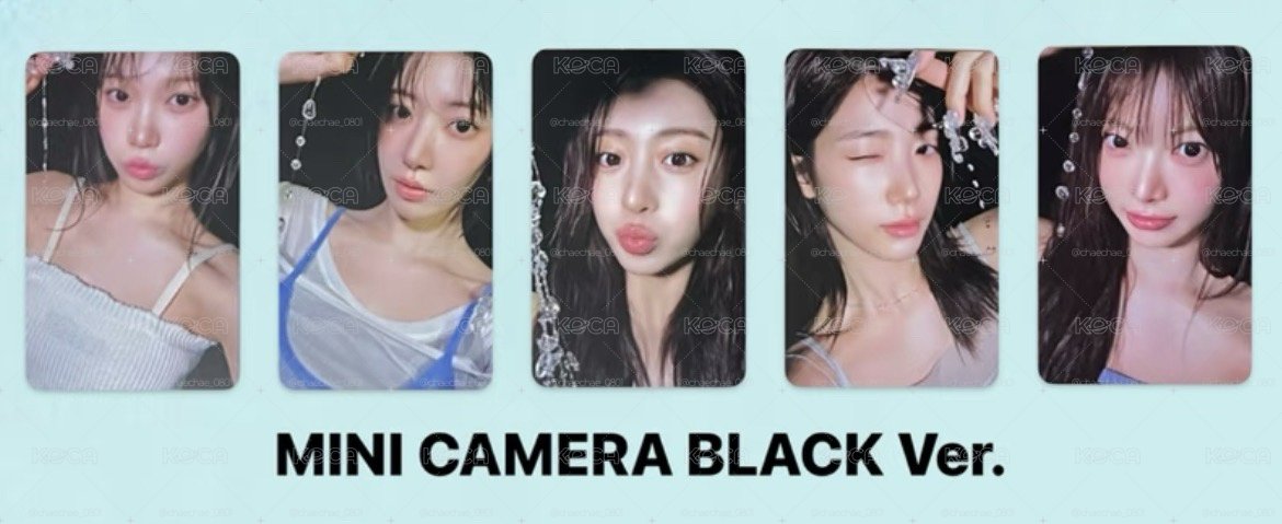 🩶LE SSERAFIM｜Mini Camera（Black Ver.)