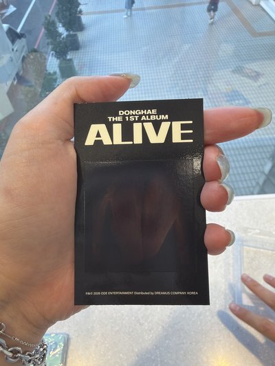 東海 Alive專輯 keycap 熱感卡 特典卡
