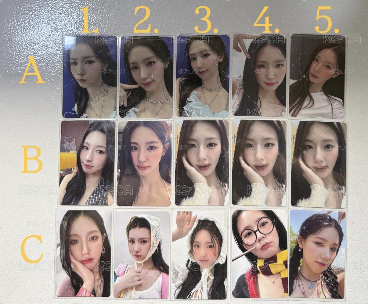 《生病急用錢😷》i-dle 薇娟 特典卡