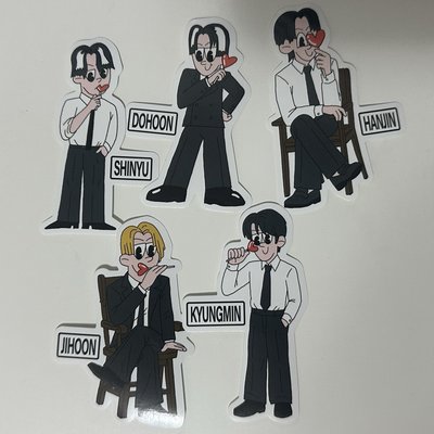 TWS 迷五娃專卡+貼紙