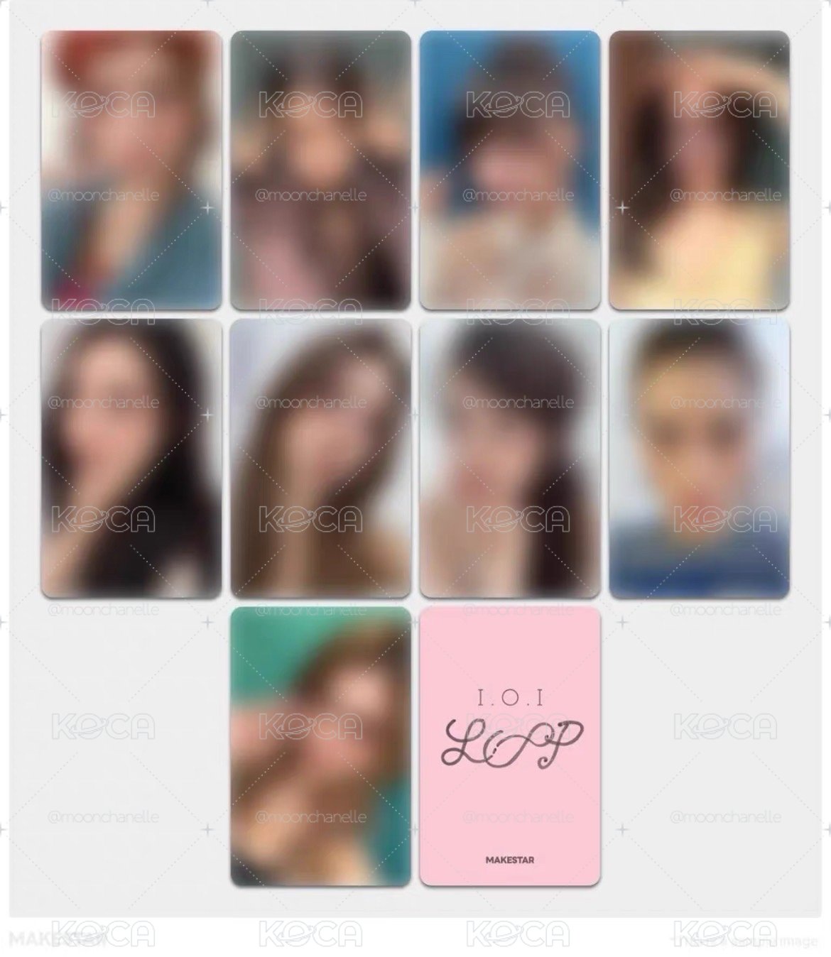 ioi 10週年 ms簽售卡