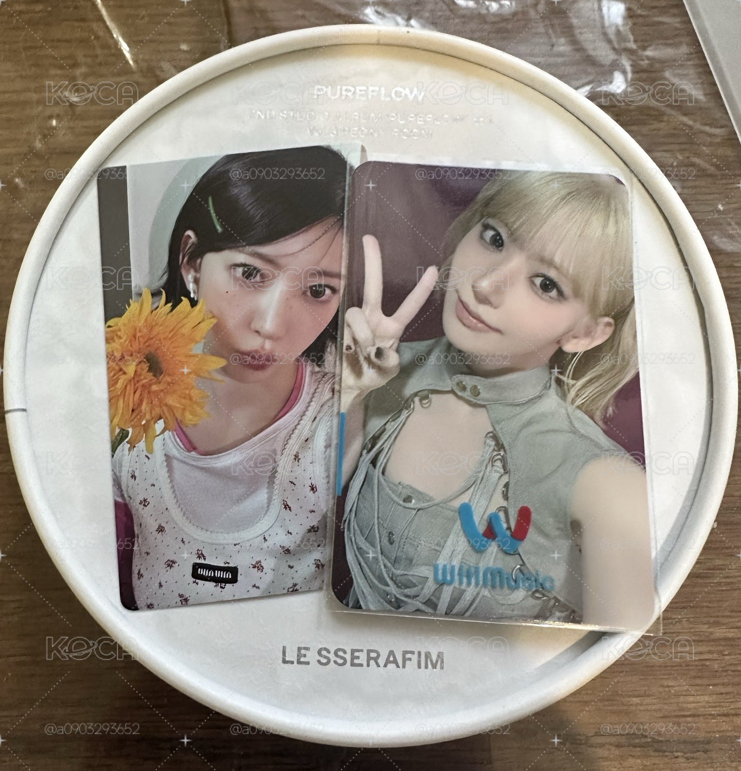 Le sserafim 微樂客特典+專卡