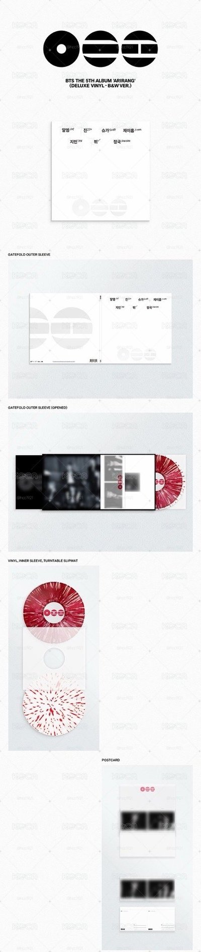 現貨！一套兩張！ARMY!! BTS ARIRANG Deluxe Vinyl阿里郎 豪華版黑膠全新未拆封💜💜💜