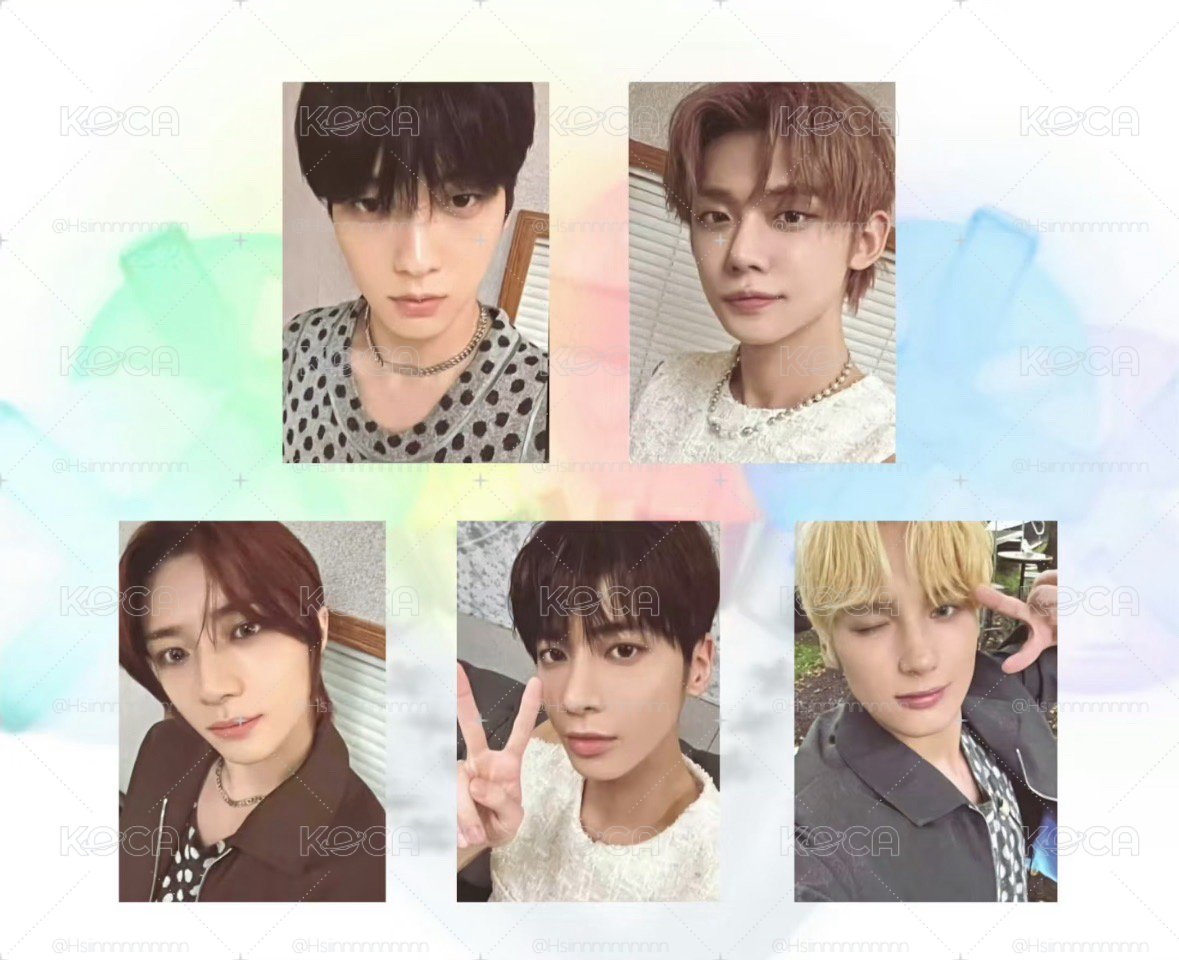 TXT 手燈卡一套