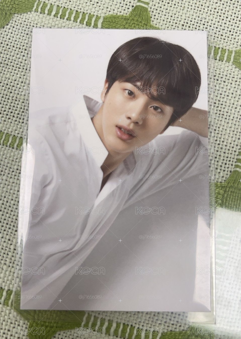 BTS VT 牙刷 代言卡 Jin