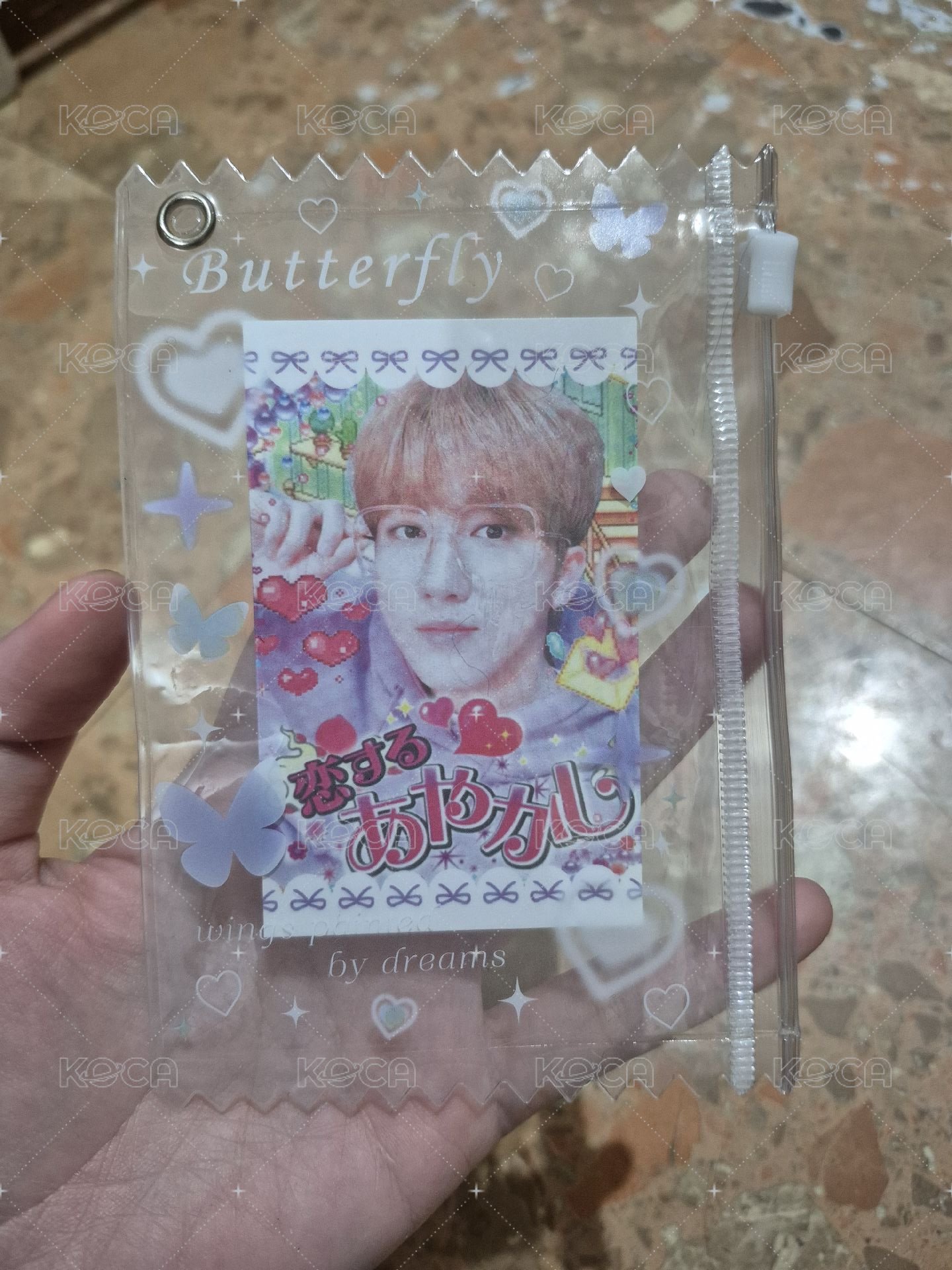 蝴蝶卡套或小娃包