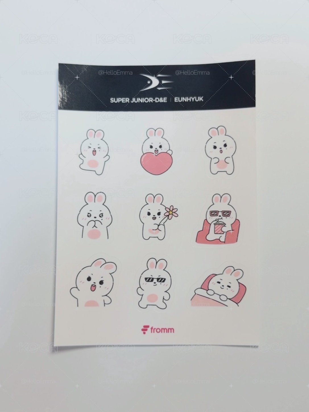 赫泡泡fromm續約卡3張（送泡泡貼圖貼紙）