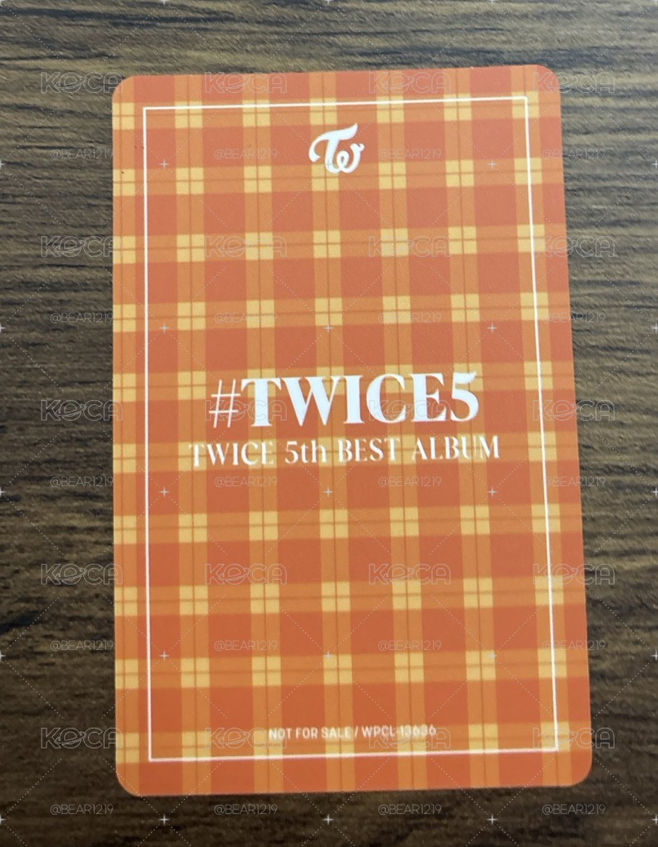 #TWICE5 通常盤團體卡