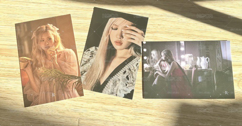 rose 特別版明信片 三張一套不拆