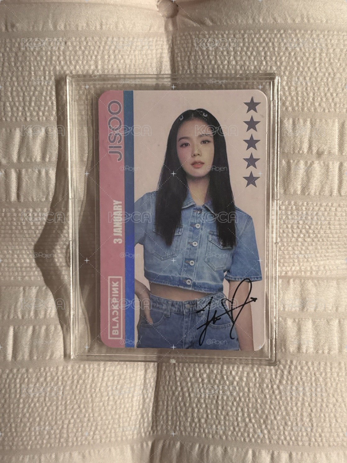jisoo sp抽選卡