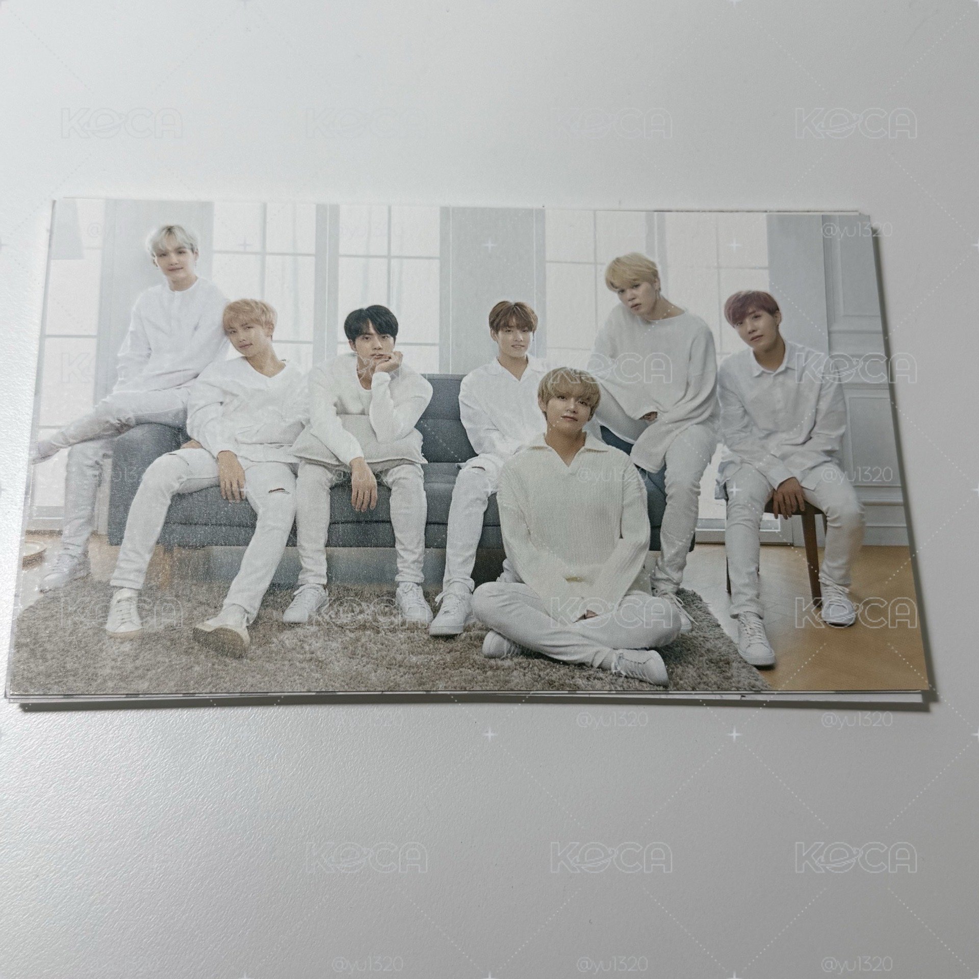 BTS Mediheal代言明信片
