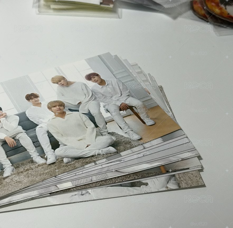 BTS Mediheal代言明信片