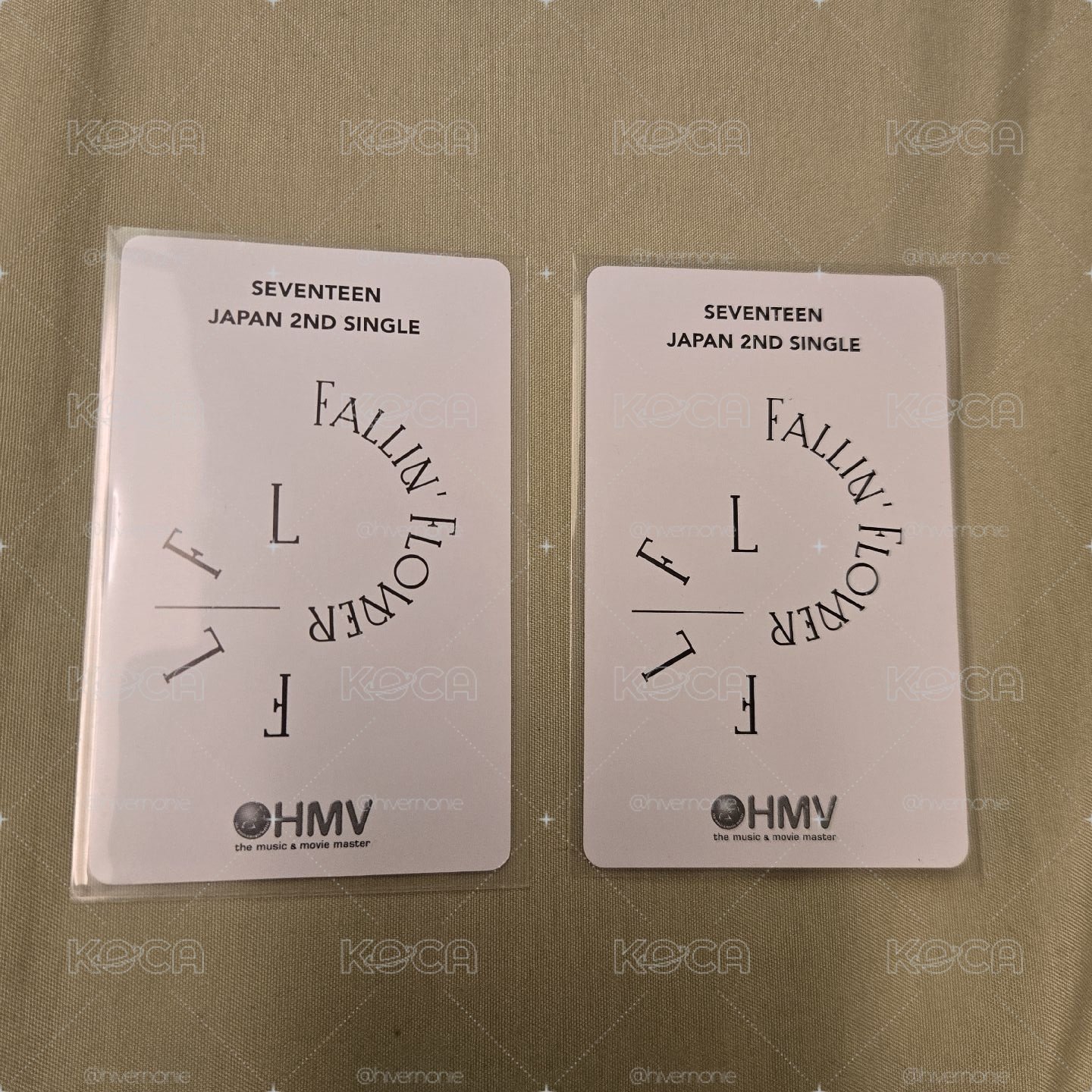 崔瀚率 落花HMV特典卡