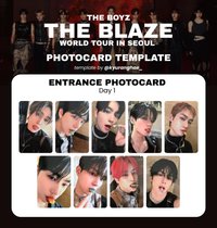 THE BOYZ "THE BLAZE" WORLD TOUR D1入場卡
