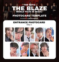 THE BOYZ "THE BLAZE" WORLD TOUR D2入場卡