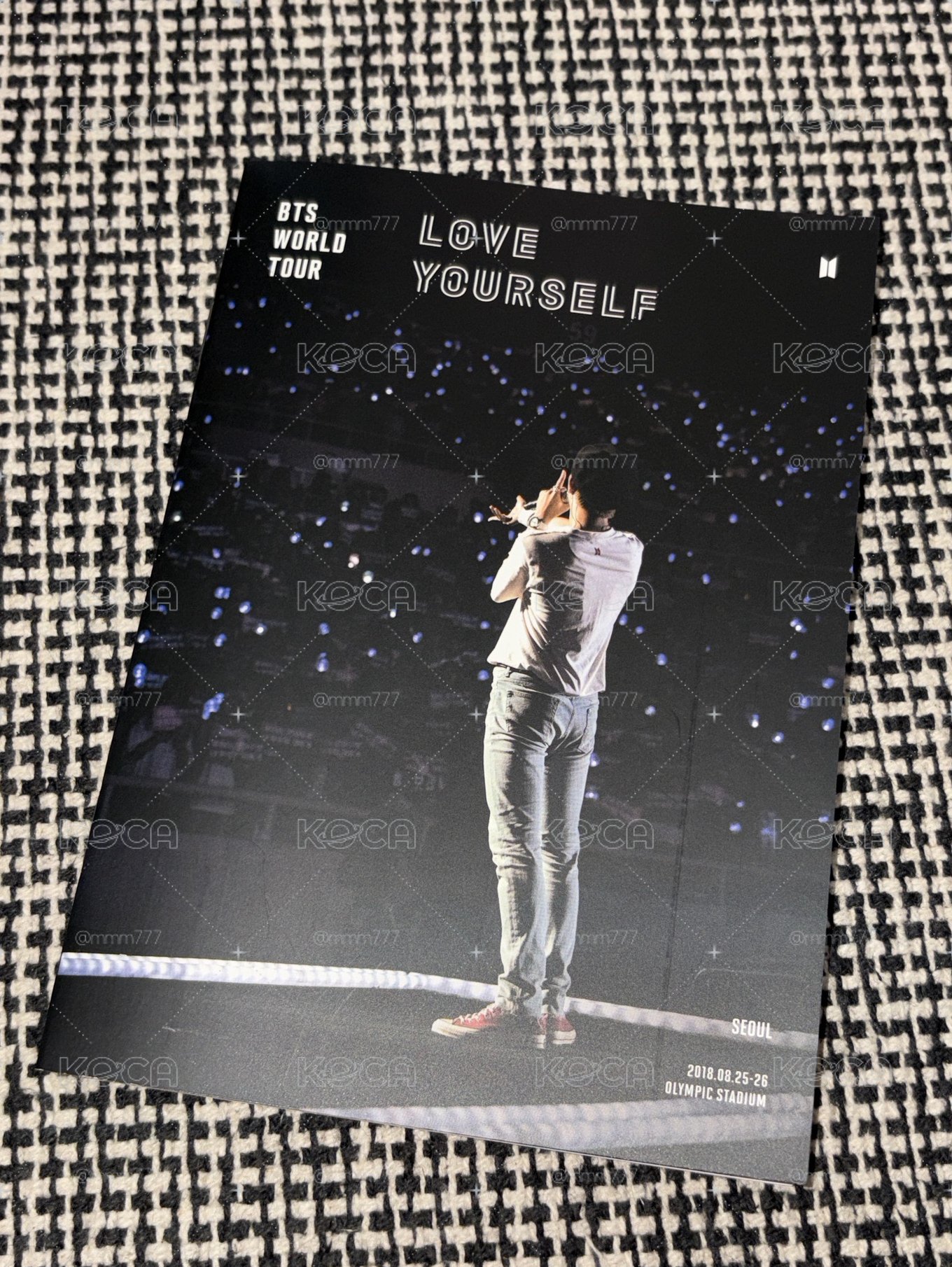 BTS 防彈少年團 LOVE YOURSELF 首爾場 藍光 南俊RM 小書