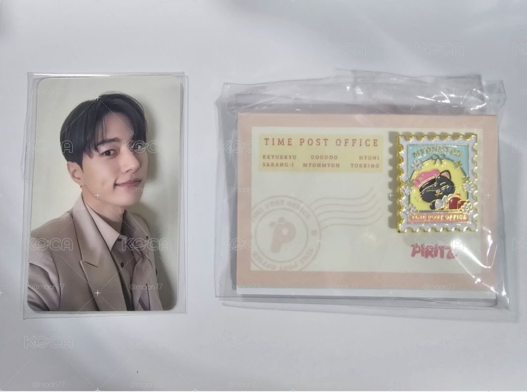 INFINITE PIRITZ 明洙金屬徽章含小卡