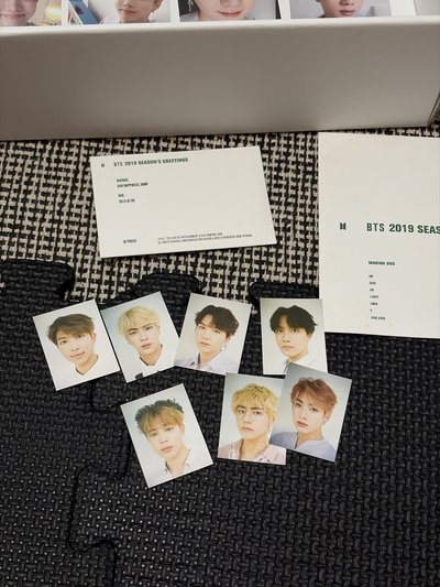 BTS 防彈少年團 2019 SG年曆（非整組）寶寶卡錫