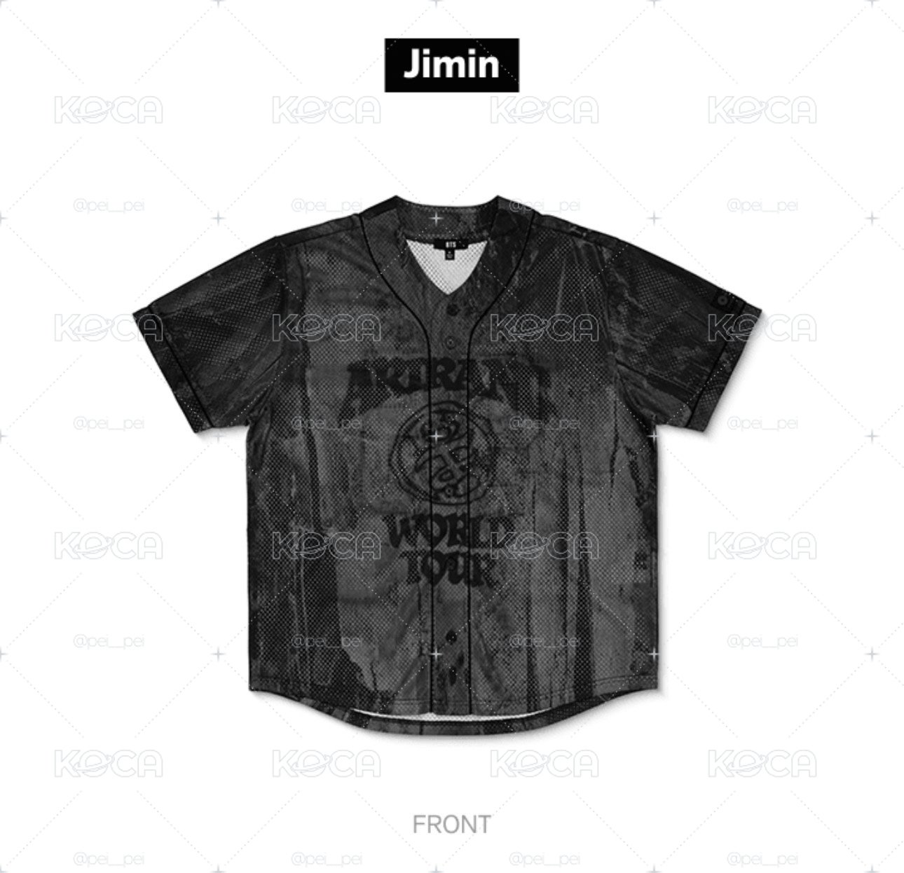 BTS 阿里郎 球衣 JIMIN M號