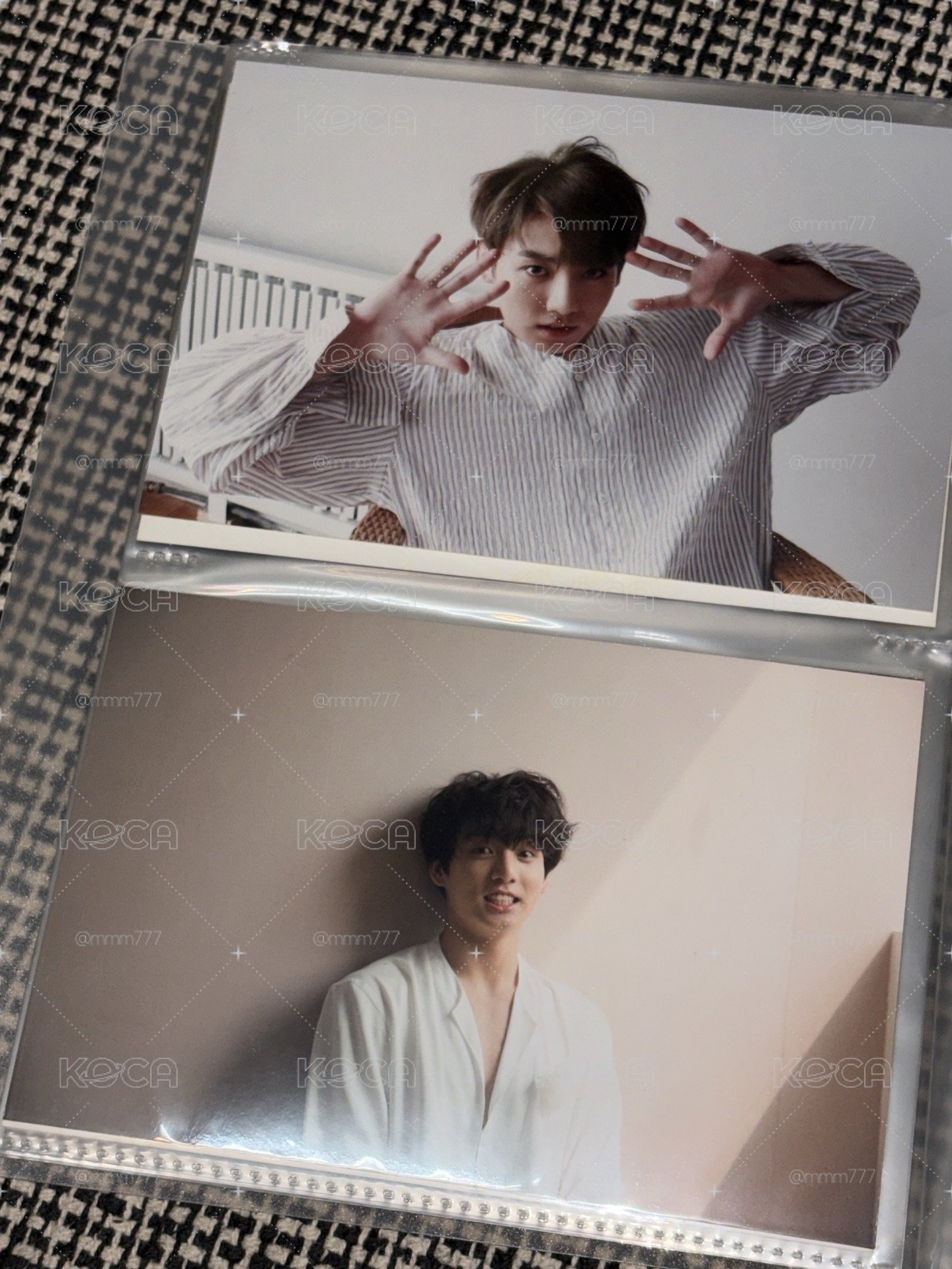 BTS 防彈少年團 今日展 田柾國 JK 生寫真 兩張合售