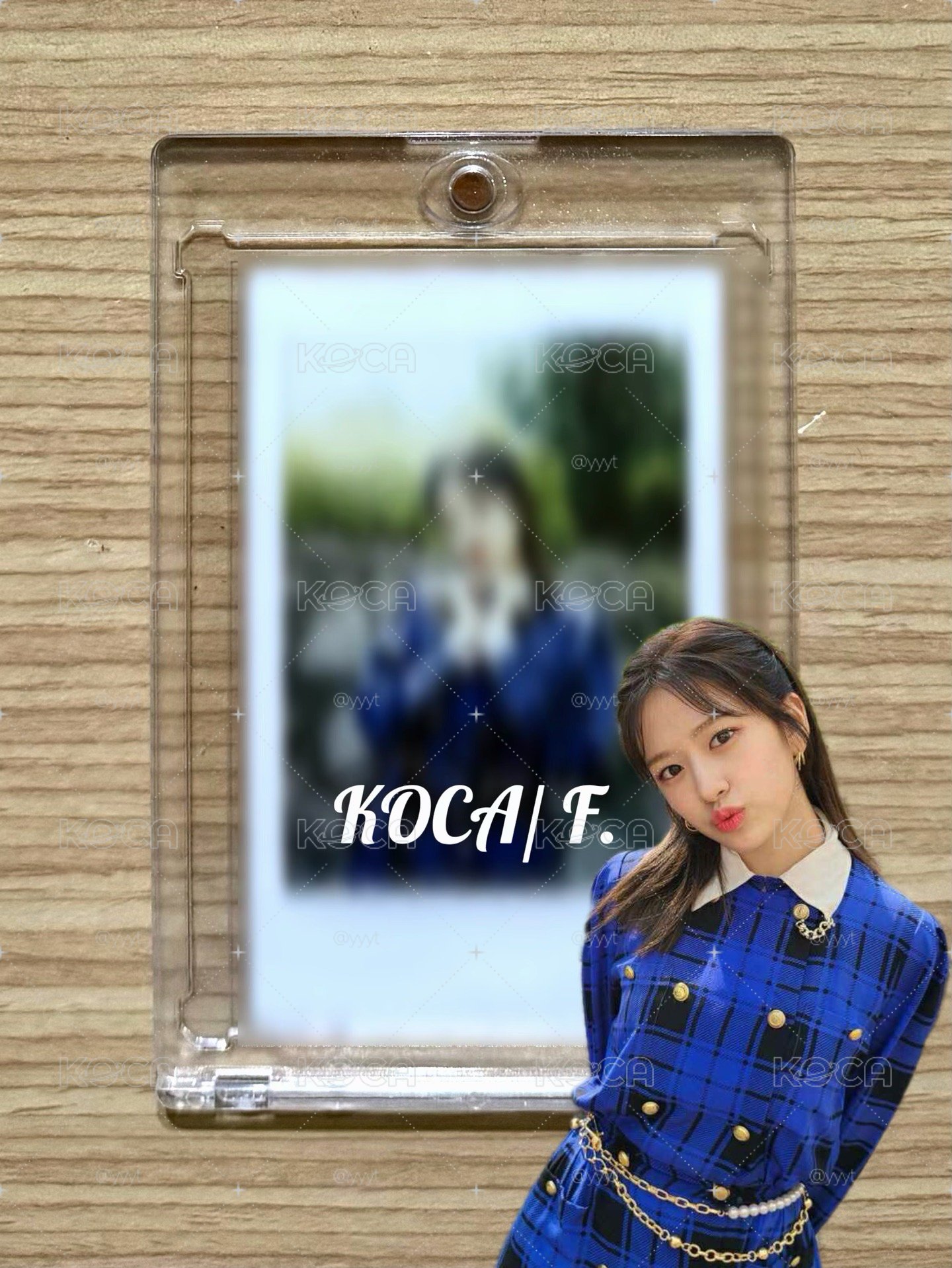 IZ*ONE 安安未公開 簽名拍立得