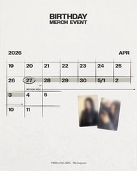 2026 BIRTHDAY MERCH EVENT  Gawon