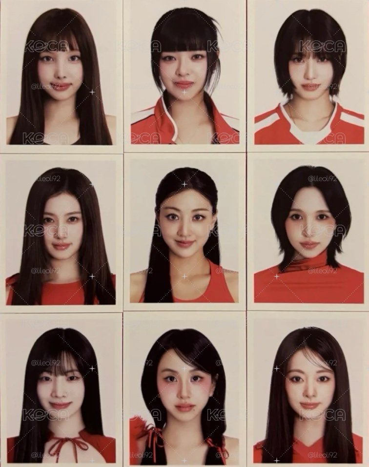 TWICE 26年曆小卡 拍立得 明信片 證件照