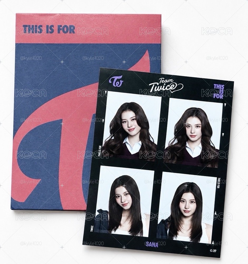 TWICE 新國立 Sana證件照貼紙