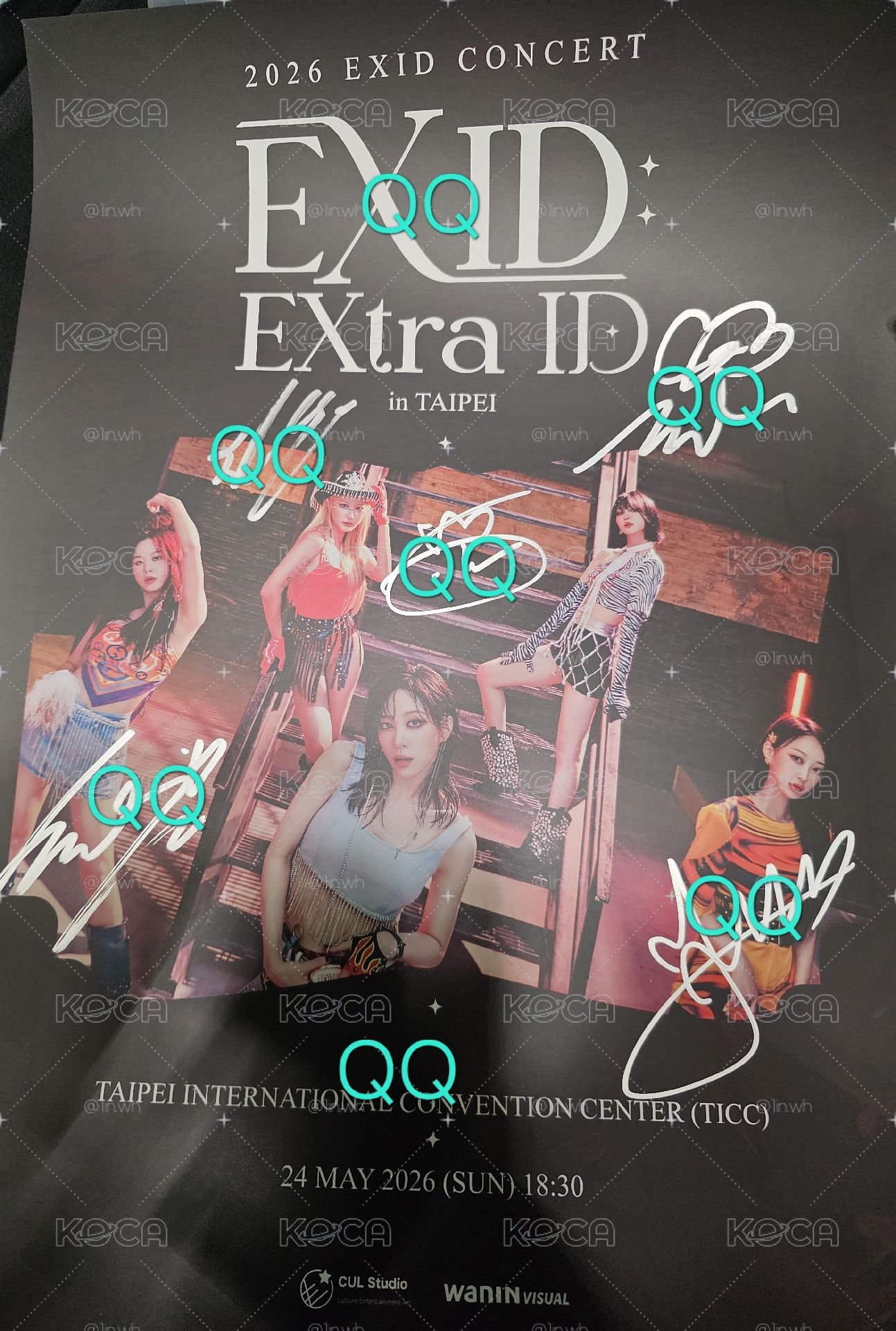 EXIDEXID:EXtra ID in TAIPEI文創小物】EXID 親簽海報台北場2026