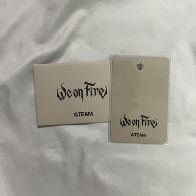 NICHOALS WE ON FIRE 打歌卡