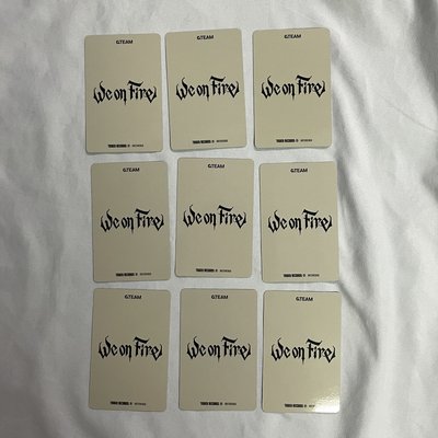 WE ON FIRE 塔店 特典卡