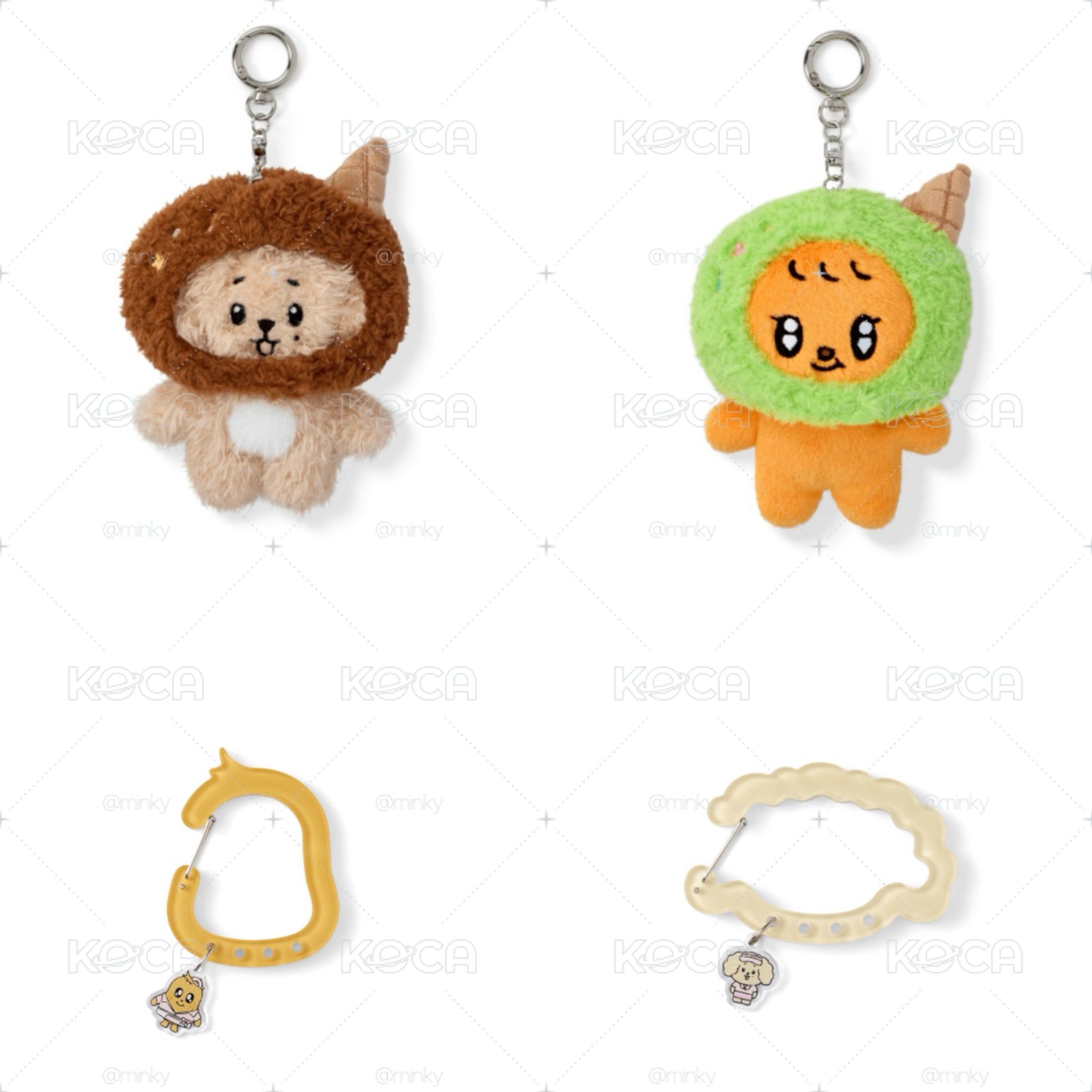 一販已購入 夏日MINITEEN 冰淇淋娃 登山扣