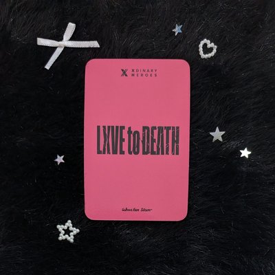 🖤 LXVE to DEATH wf 線下簽售卡 🤚鴨