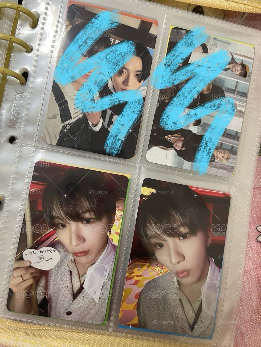 BOYLIFE_WOONHAK專輯卡、日咖 單封 特典卡