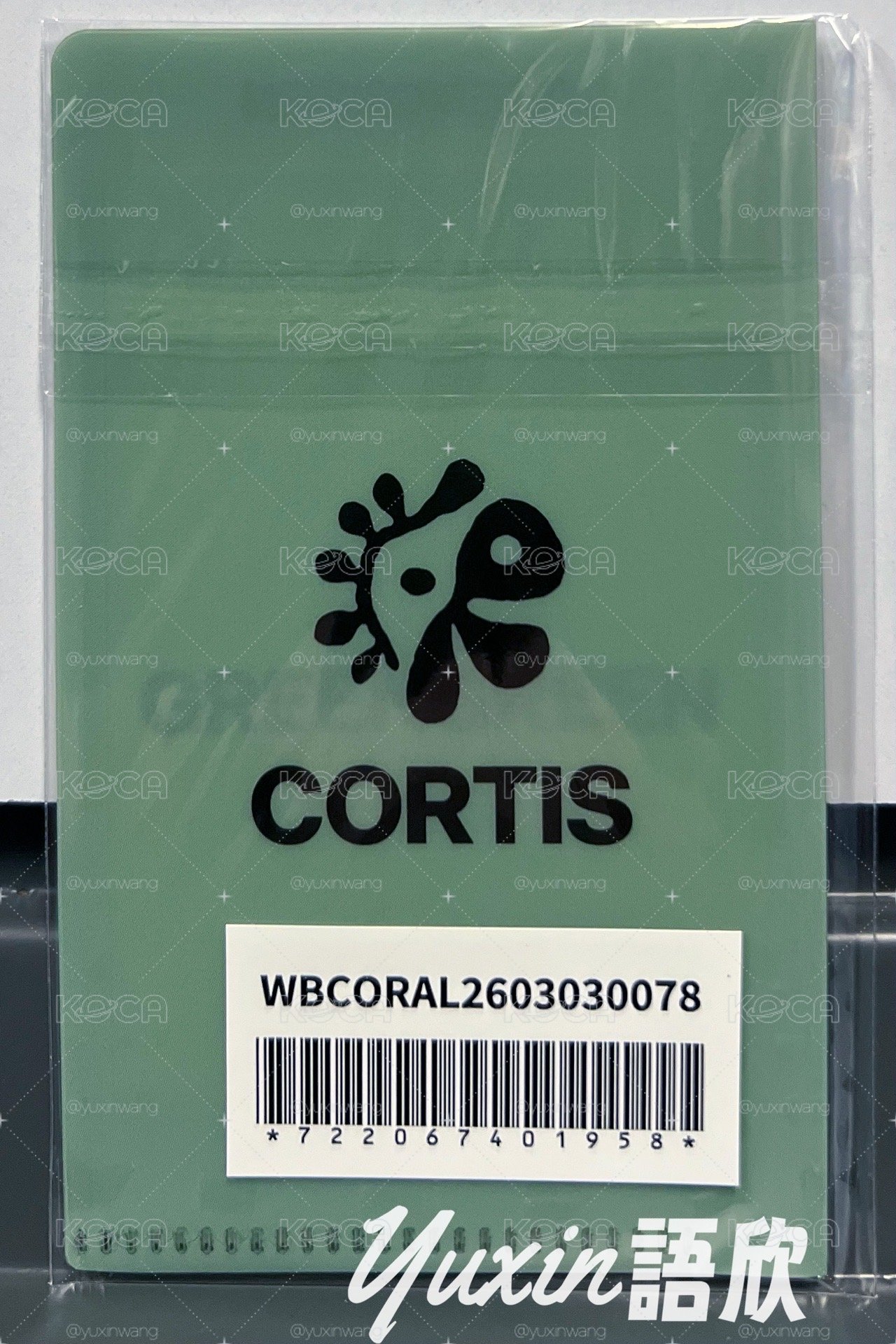 現貨✅ CORTIS GREENGREEN 專輯 Weverse Japan WVSJP 特典 小卡 卡套