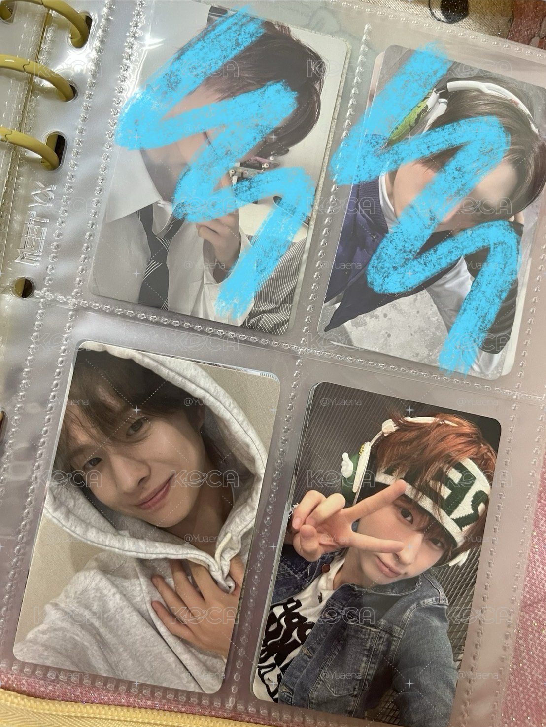迷ㄧ專輯卡、迷四wvs PB 特典卡