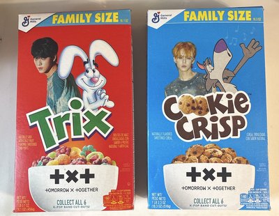 txt trix麥片盒