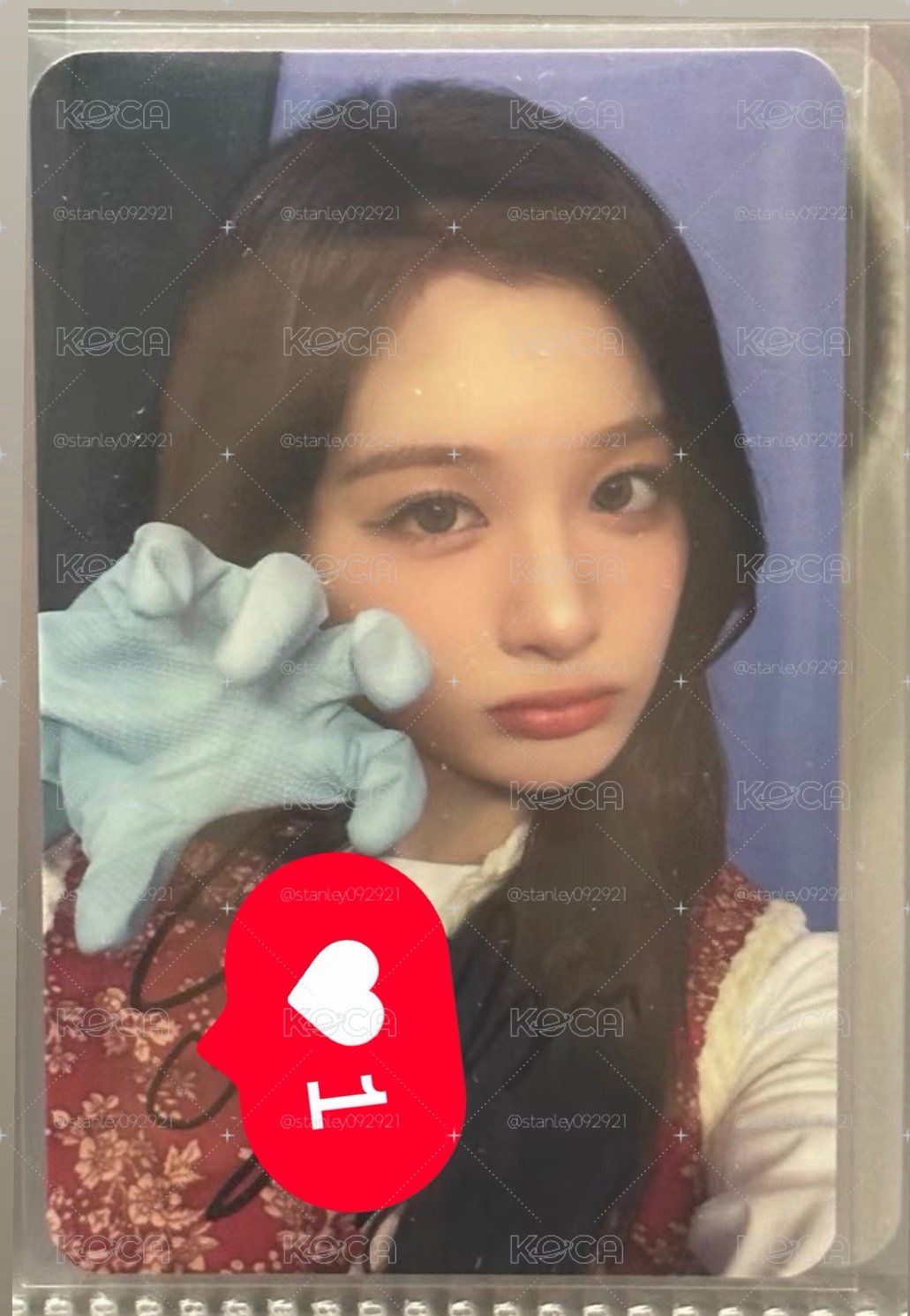 雪允 ms泡菜 親簽卡