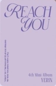 REACH YOU Platform ver. 專輯卡  背面