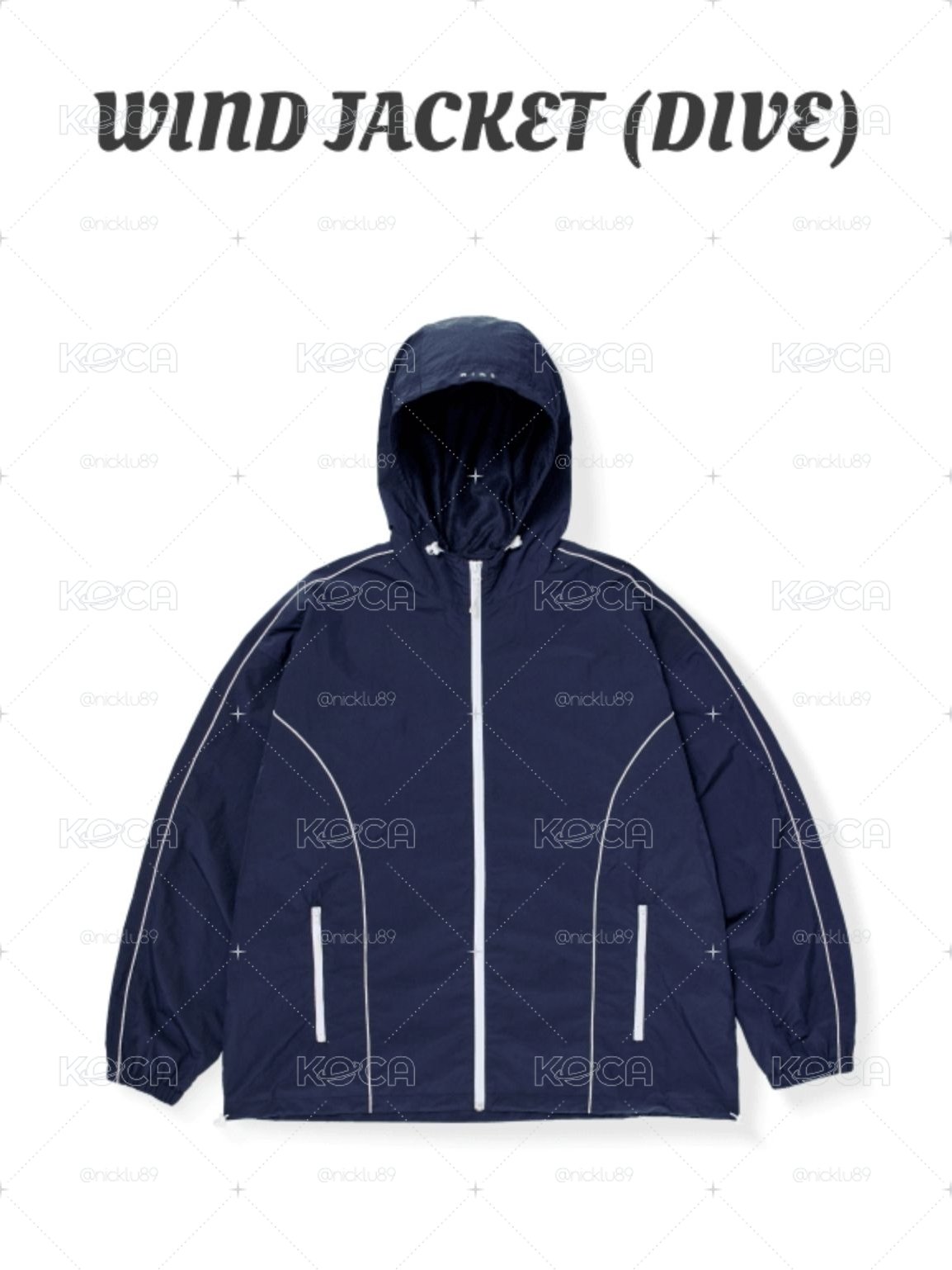 (一販)免二補 Wind Jacket (DIVE) M