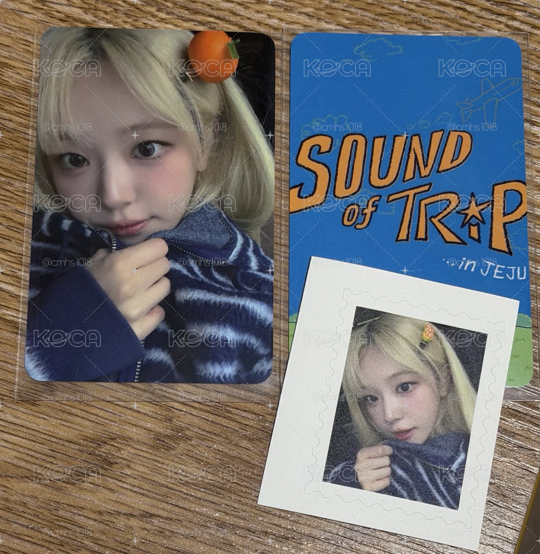 濟州島入場卡（含郵票） 丹