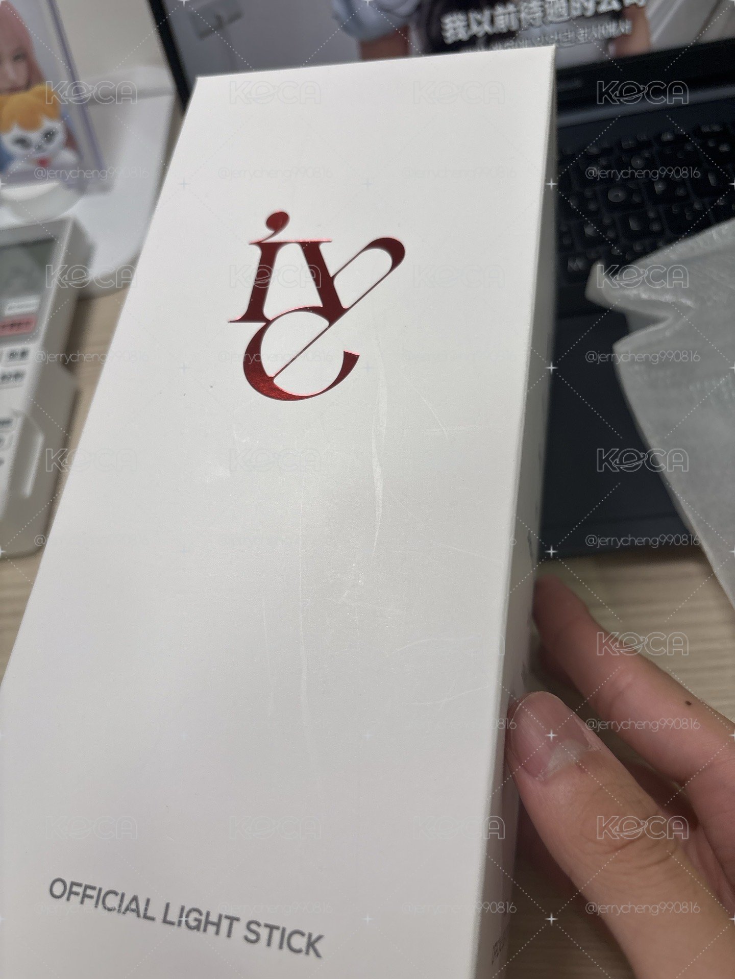 二手 ive一代手燈 盒子有韓居的貼紙